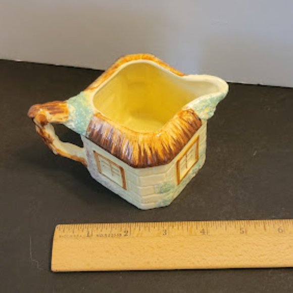 Vintage 1940's Made in England, Set of 3 Keele St. Pottery Teapot, Cream & Sugar - Picture 3 of 12